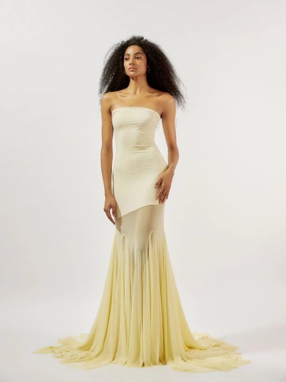 Deme Dahlia Butter Yellow Dress